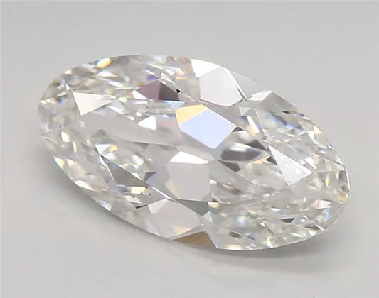 3.20ct Oval Lab Grown Diamond (Colour E, Clarity VVS2, IGI Certified)