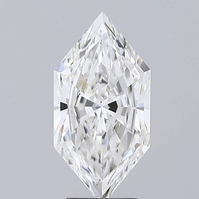 3.22ct Hexagonal Lab Grown Diamond (Colour E, Clarity VVS2, IGI Certified)