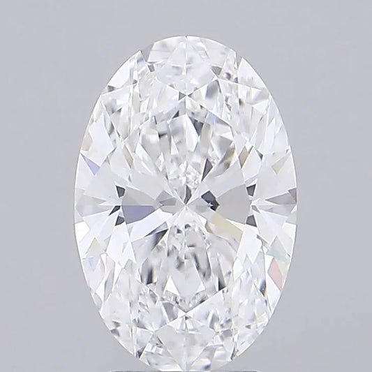 3.23ct Oval Lab Grown Diamond (Colour D, Clarity VVS2, IGI Certified)