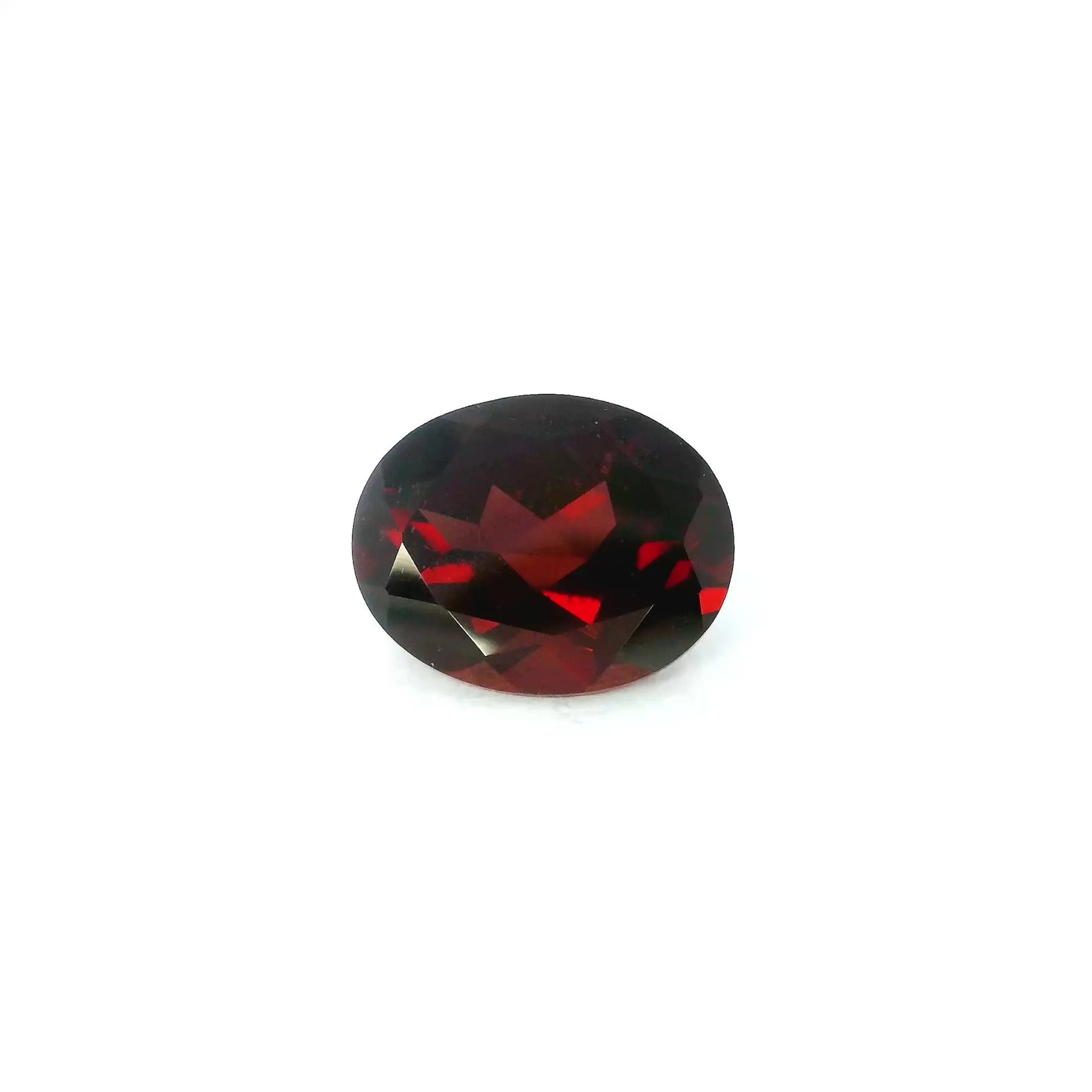 3.23ct Oval Natural Garnet (Colour Red, Clarity Slightly Included, Cut Faceted)