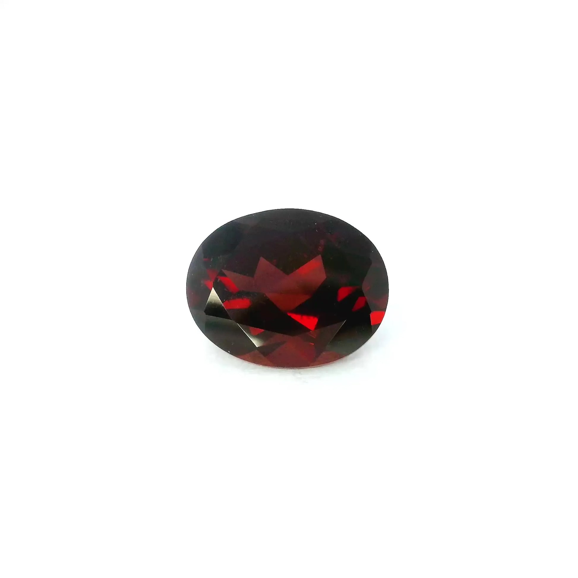3.23ct Oval Natural Garnet (Colour Red, Clarity Slightly Included, Cut Faceted)