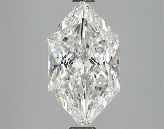 3.24ct Hexagonal Lab Grown Diamond (Colour E, Clarity VVS2, IGI Certified)