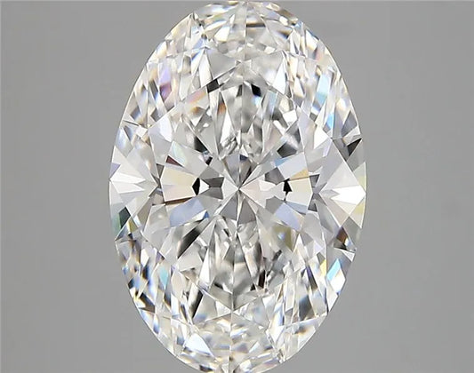 3.24ct Oval Lab Grown Diamond (Colour D, Clarity VVS1, IGI Certified)
