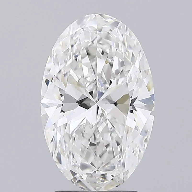 3.25ct Oval Lab Grown Diamond (Colour F, Clarity VS1, IGI Certified)