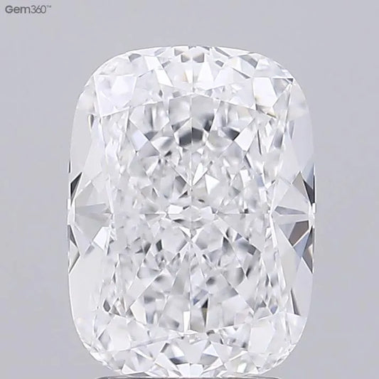 3.27ct Cushion brilliant Lab Grown Diamond (Colour E, Clarity VVS1, GIA Certified)