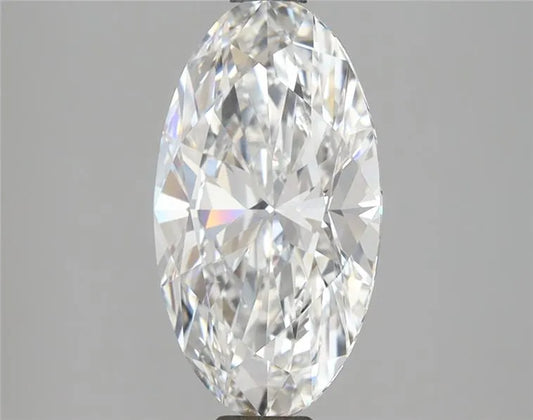 3.28ct Oval Lab Grown Diamond (Colour D, Clarity VVS2, IGI Certified)