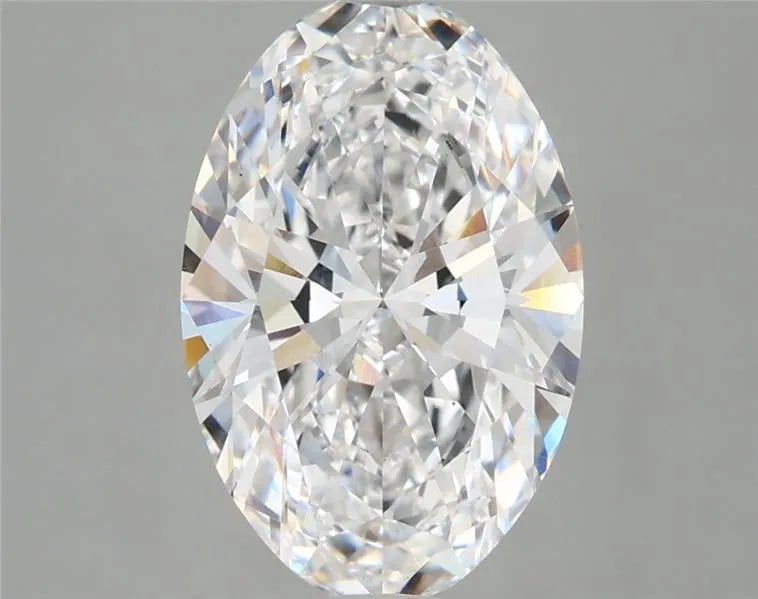 3.28ct Oval Lab Grown Diamond (Colour E, Clarity VVS2, IGI Certified)
