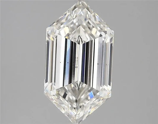 3.29ct Hexagonal Lab Grown Diamond (Colour F, Clarity VS2, IGI Certified)