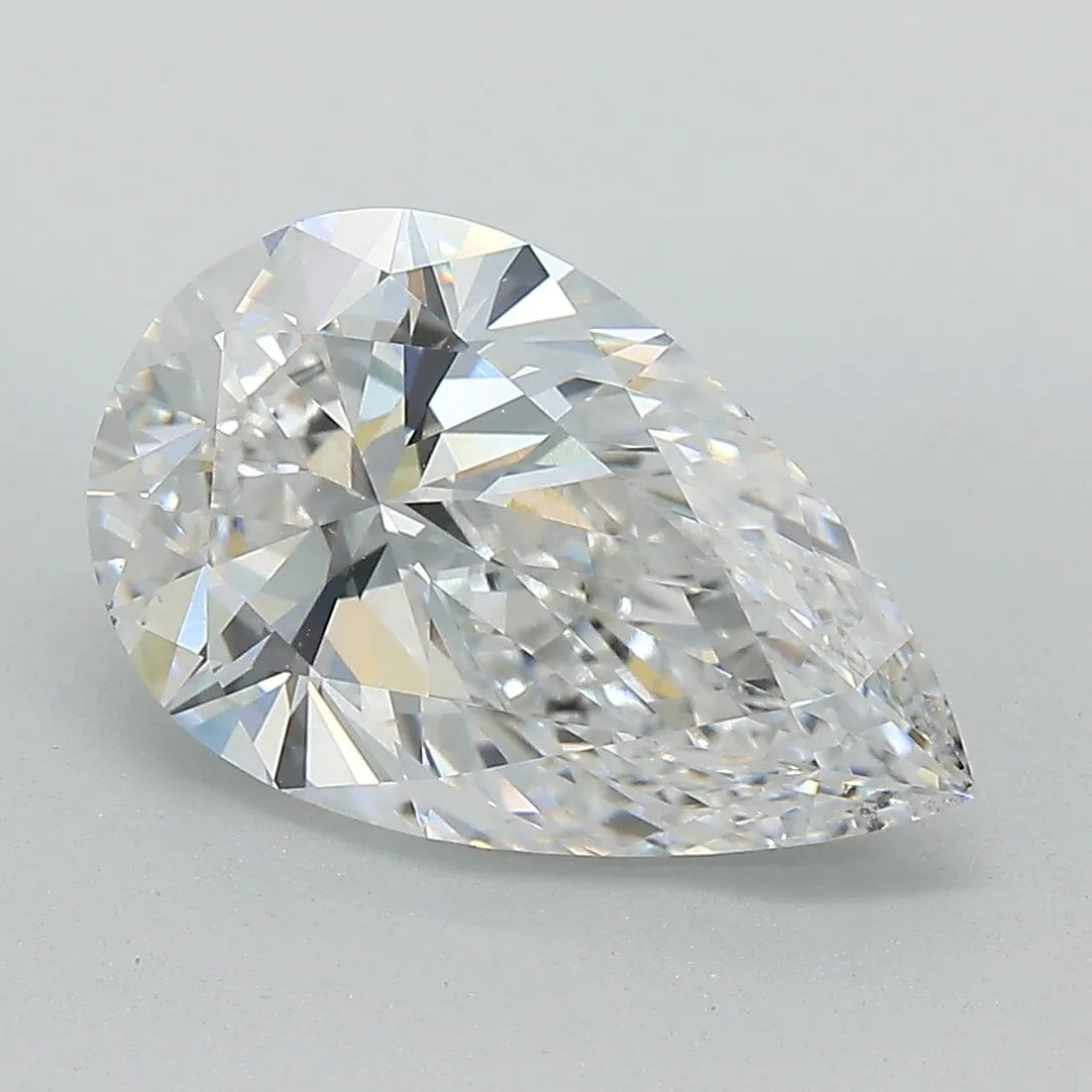 3.29ct Pear Lab Grown Diamond (Colour E, Clarity VS1, IGI Certified)