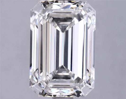 3.30ct Emerald Lab Grown Diamond (Colour G, Clarity VVS2, IGI Certified)