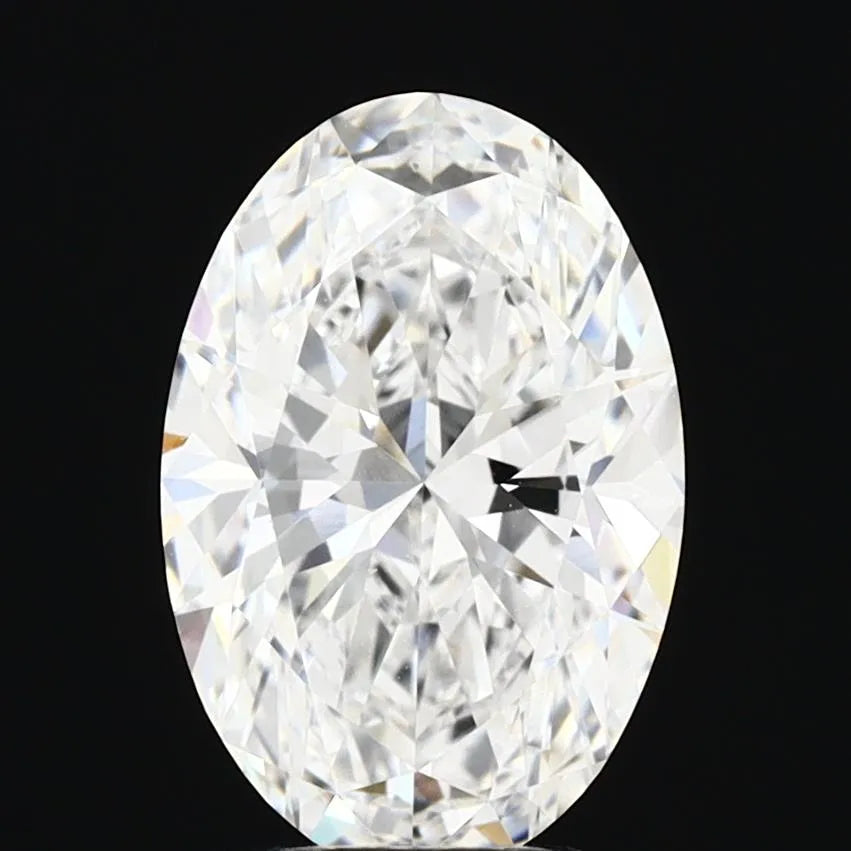 3.30ct Oval Lab Grown Diamond (Colour D, Clarity VVS2, IGI Certified)