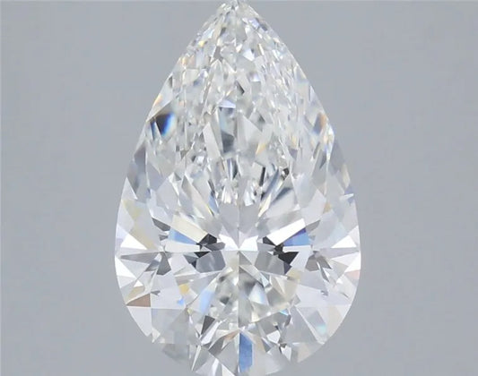 3.30ct Pear Lab Grown Diamond (Colour E, Clarity VVS2, IGI Certified)