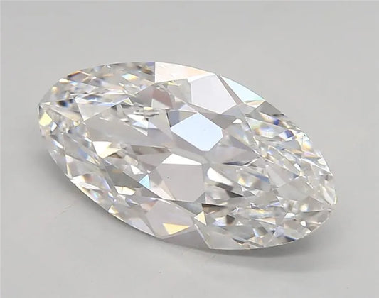 3.31ct Oval Lab Grown Diamond (Colour D, Clarity VVS2, IGI Certified)
