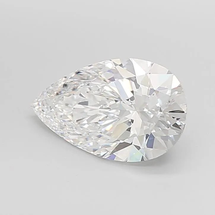 3.31ct Pear Lab Grown Diamond (Colour D, Clarity IF, Cut EX, IGI Certified)