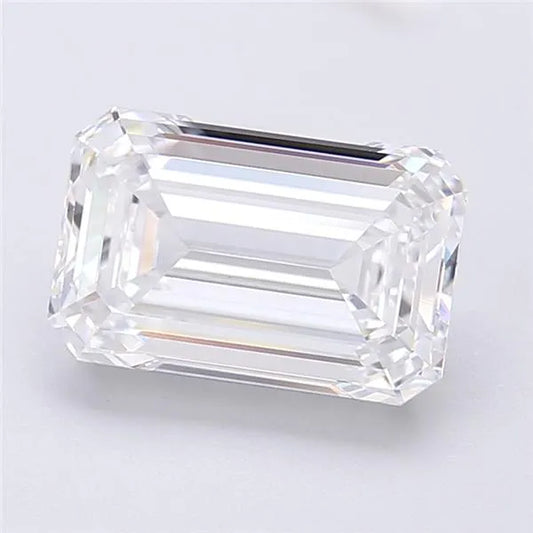 3.33ct Emerald Lab Grown Diamond (Colour D, Clarity VVS2, IGI Certified)