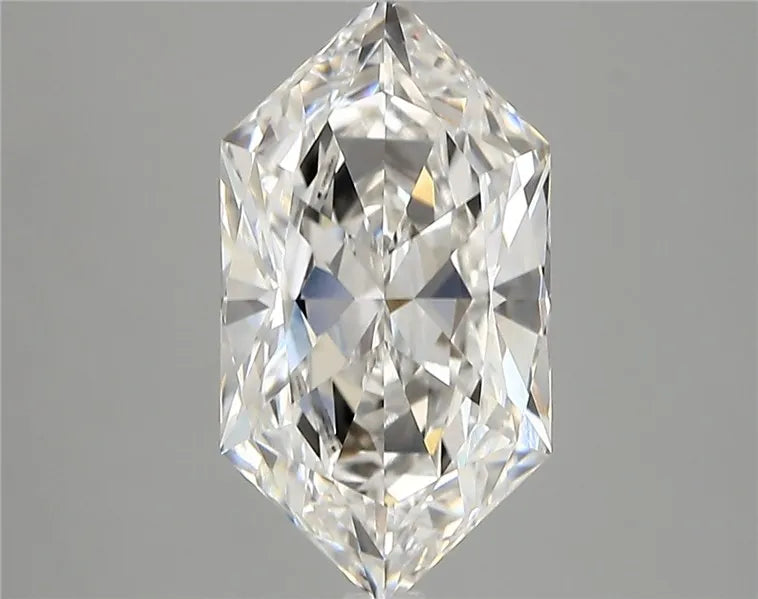 3.33ct Hexagonal Lab Grown Diamond (Colour E, Clarity VVS2, IGI Certified)