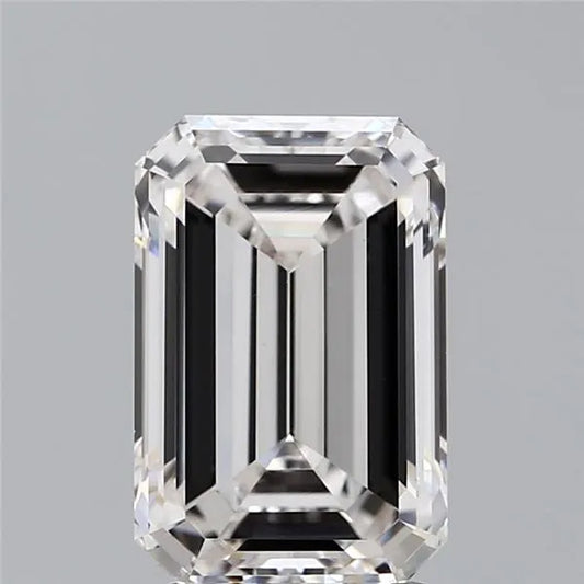 3.35ct Emerald Lab Grown Diamond (Colour G, Clarity VVS2, IGI Certified)
