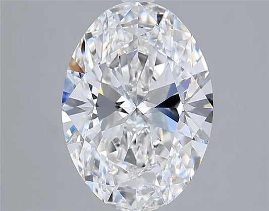 3.35ct Oval Lab Grown Diamond (Colour E, Clarity VVS2, IGI Certified)