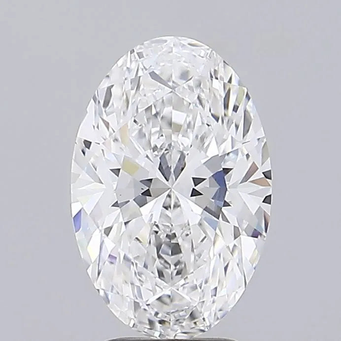 3.36ct Oval Lab Grown Diamond (Colour E, Clarity VVS2, IGI Certified)