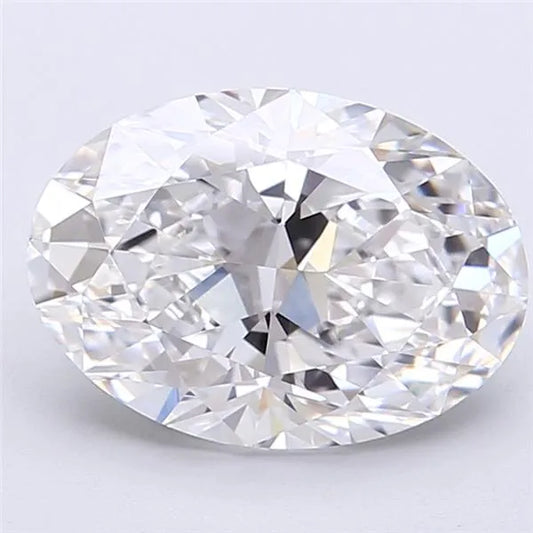 3.37ct Oval Lab Grown Diamond (Colour D, Clarity VVS1, IGI Certified)