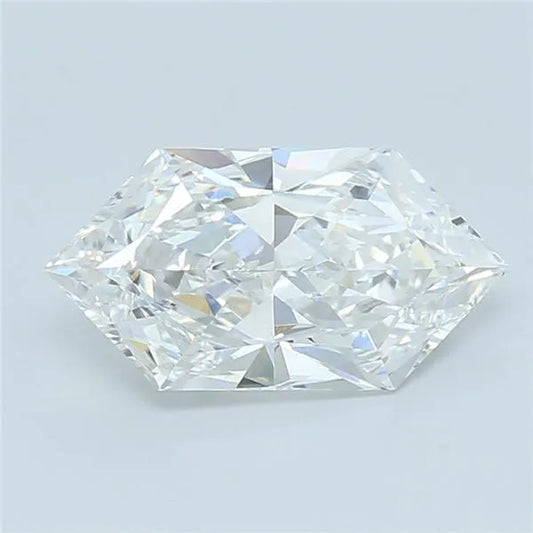 3.38ct Hexagonal Lab Grown Diamond (Colour E, Clarity VVS2, IGI Certified)