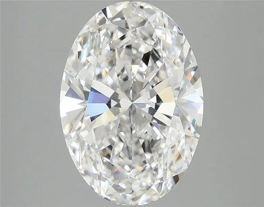 3.38ct Oval Lab Grown Diamond (Colour D, Clarity VVS2, IGI Certified)