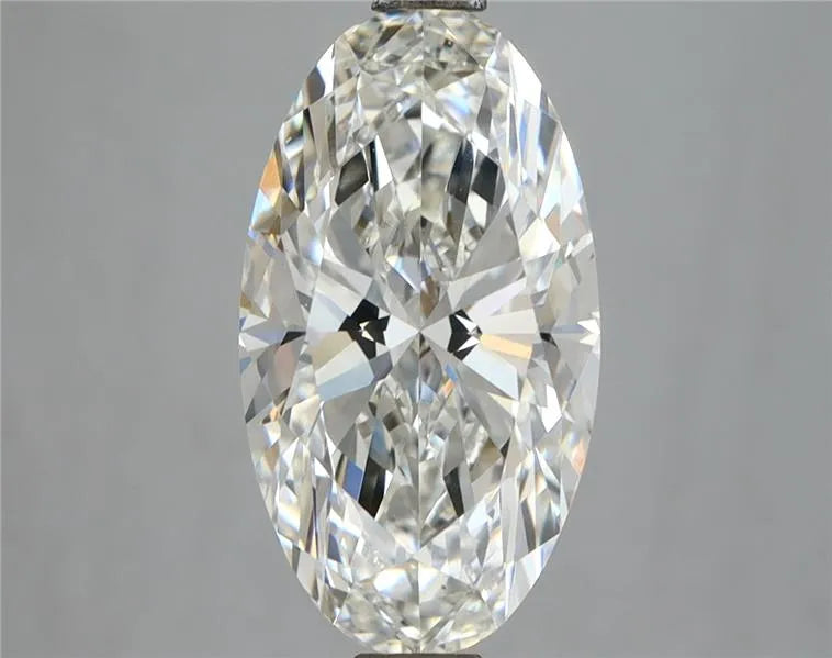 3.38ct Oval Lab Grown Diamond (Colour G, Clarity VVS2, IGI Certified)