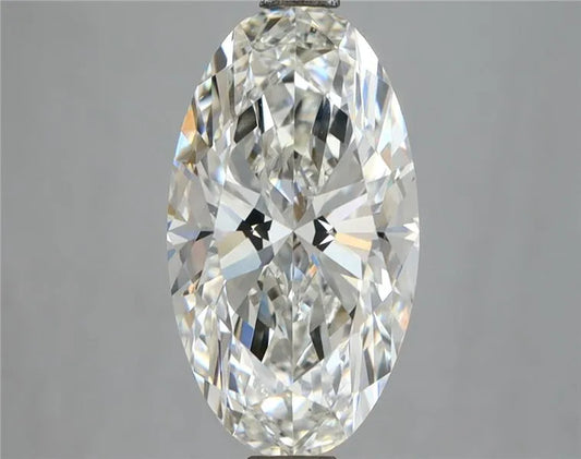3.38ct Oval Lab Grown Diamond (Colour G, Clarity VVS2, IGI Certified)