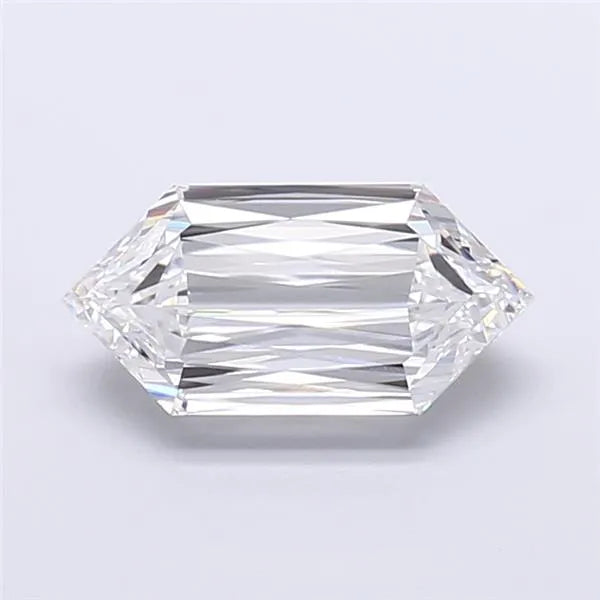 3.39ct Hexagonal Lab Grown Diamond (Colour E, Clarity VVS2, IGI Certified)