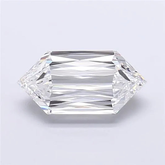 3.39ct Hexagonal Lab Grown Diamond (Colour E, Clarity VVS2, IGI Certified)