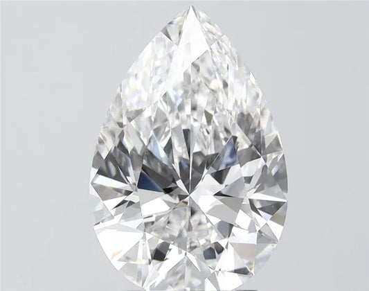 3.39ct Pear Lab Grown Diamond (Colour D, Clarity VS1, IGI Certified)