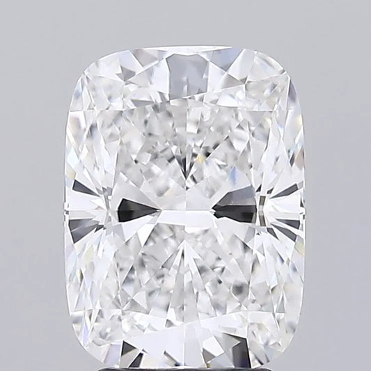 3.40ct Cushion modified Lab Grown Diamond (Colour E, Clarity VVS2, IGI Certified)