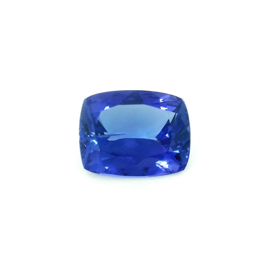 3.41ct Cushion Natural Tanzanite (Colour Blue, Clarity Eye Clean, Cut Faceted)