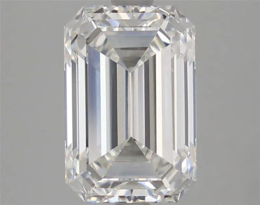 3.41ct Emerald Lab Grown Diamond (Colour F, Clarity VVS2, IGI Certified)
