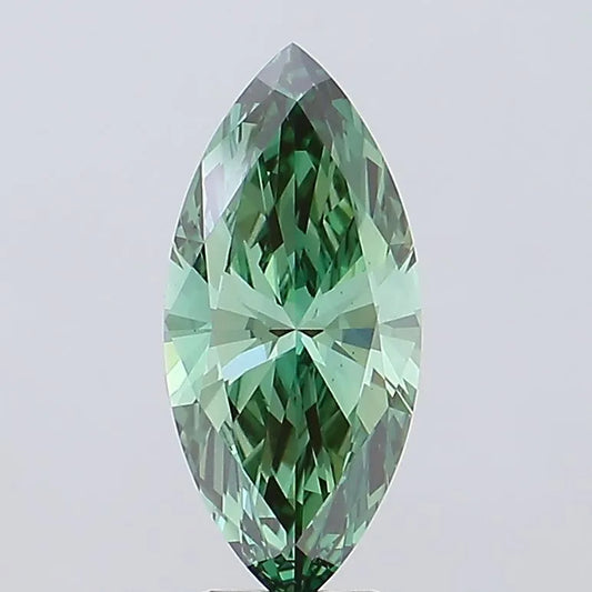 3.41ct Marquise Lab Grown Diamond (Colour Fancy Vivid Green, Clarity VS1, IGI Certified)