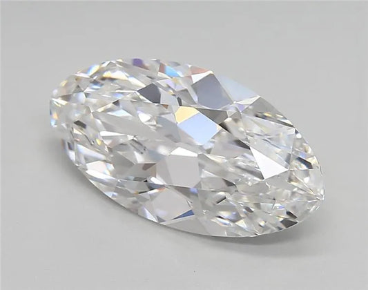 3.41ct Oval Lab Grown Diamond (Colour D, Clarity VVS2, IGI Certified)