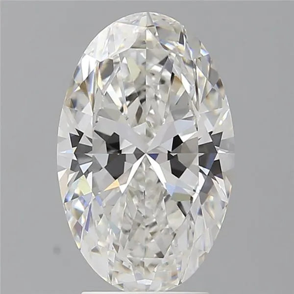 3.41ct Oval Lab Grown Diamond (Colour E, Clarity VVS2, IGI Certified)