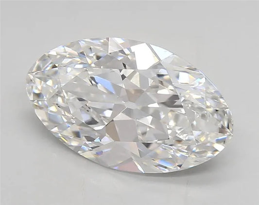 3.42ct Oval Lab Grown Diamond (Colour E, Clarity VS1, IGI Certified)
