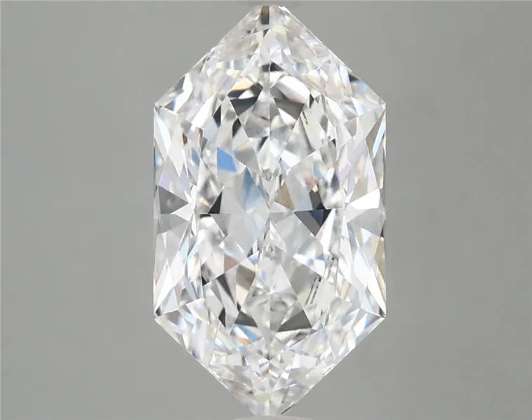 3.43ct Hexagonal Lab Grown Diamond (Colour D, Clarity VVS2, IGI Certified)