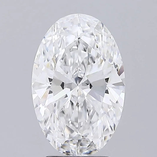3.45ct Oval Lab Grown Diamond (Colour E, Clarity VVS2, IGI Certified)