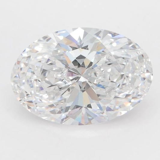 3.46ct Oval Lab Grown Diamond (Colour D, Clarity VVS2, GIA Certified)