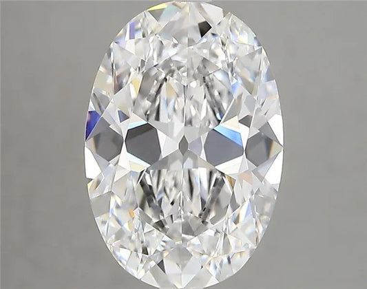 3.46ct Oval Lab Grown Diamond (Colour D, Clarity VVS2, IGI Certified)