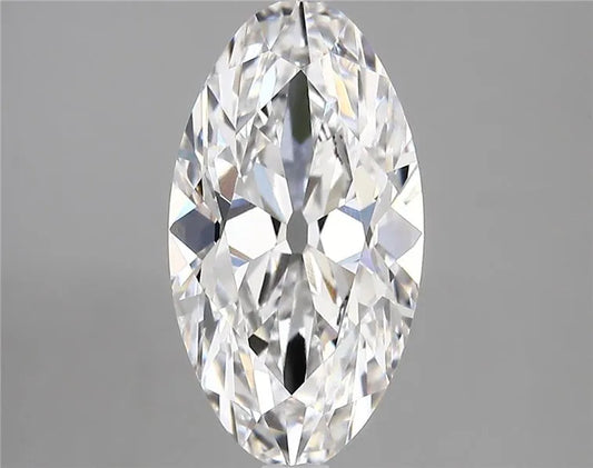3.46ct Oval Lab Grown Diamond (Colour D, Clarity VVS2, IGI Certified)