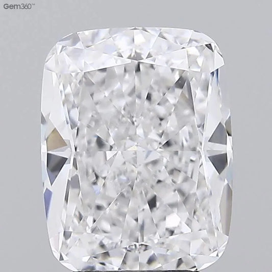 3.48ct Cushion modified Lab Grown Diamond (Colour D, Clarity VVS2, IGI Certified)