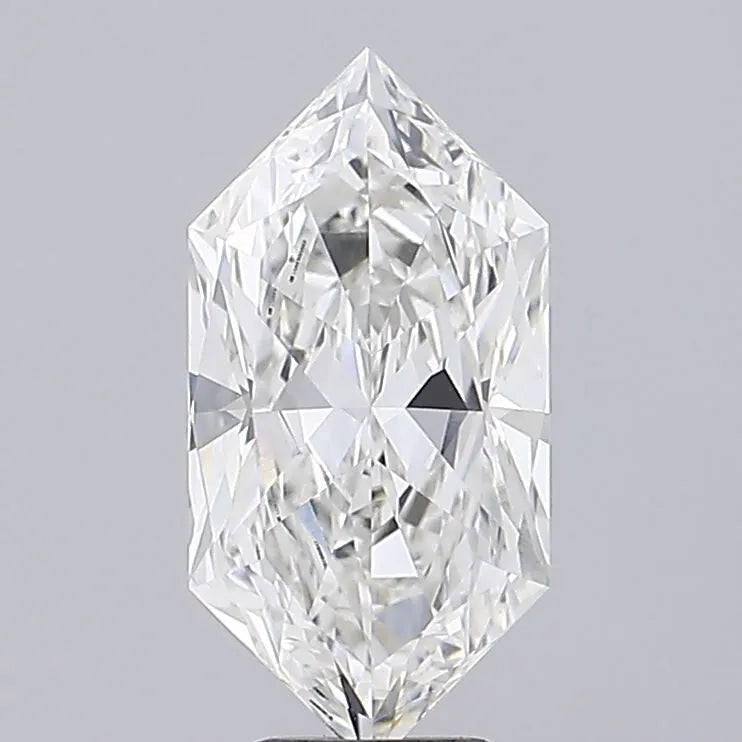 3.48ct Hexagonal Lab Grown Diamond (Colour F, Clarity VVS1, IGI Certified)