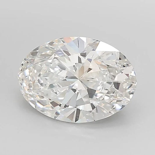 3.50ct Oval Lab Grown Diamond (Colour E, Clarity VVS2, IGI Certified)