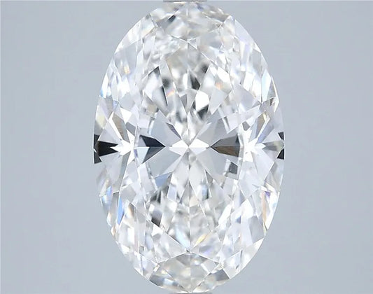 3.50ct Oval Lab Grown Diamond (Colour E, Clarity VVS2, IGI Certified)