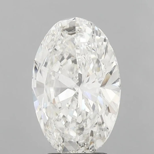 3.50ct Oval Lab Grown Diamond (Colour F, Clarity VS1, IGI Certified)