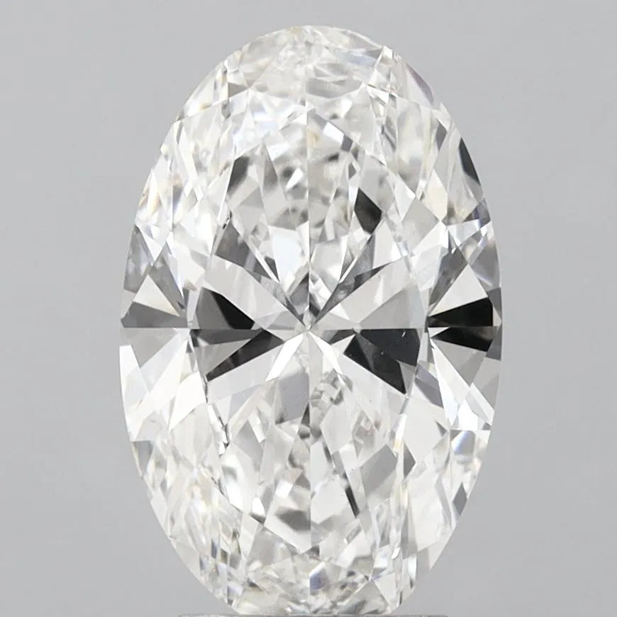 3.50ct Oval Lab Grown Diamond (Colour F, Clarity VS1, IGI Certified)