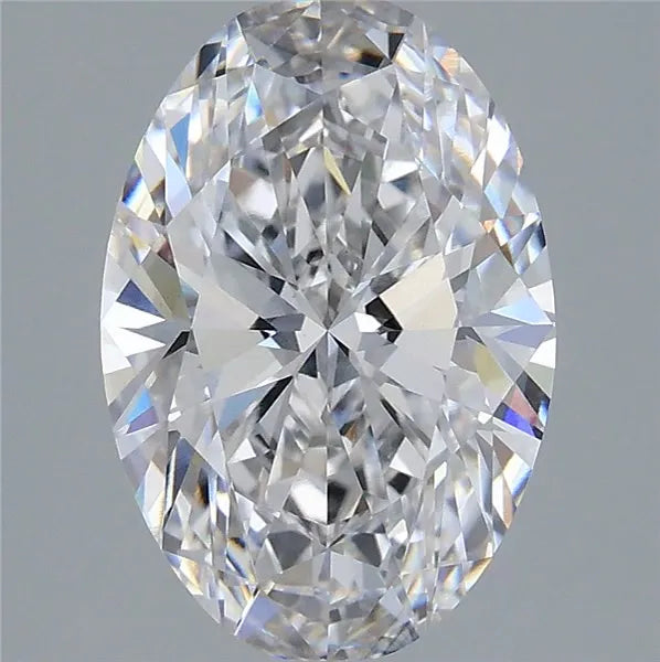 3.50ct Oval Lab Grown Diamond (Colour F, Clarity VVS2, IGI Certified)